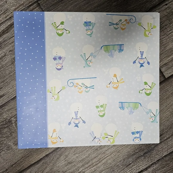 Holiday Friends Scrapbook 12" X 12" Album Snowmen 2006 Jacqueline Addison - Picture 3 of 8
